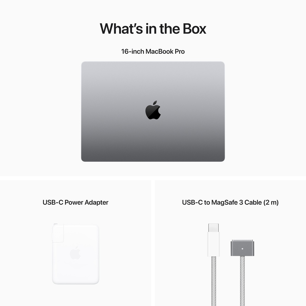 Apple MacBook Pro 16-inch M2 Pro with 12‑core CPU, 19‑core GPU (16GB Unified Memory, 512GB SSD, Space Grey) - Open Box