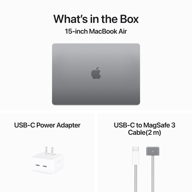 Apple 15-inch MacBook Air M3 Pro chip with 12‑core CPU 18‑core GPU