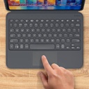 ZAGG Pro Keys Touch Keyboard Case for iPad Pro 10.2-inch 8th Gen  - Charcoal