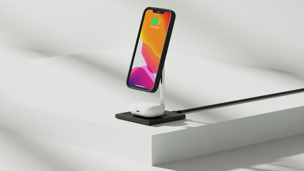 Native Union Snap Magnetic 2-in-1 Wireless Charger  - Slate
