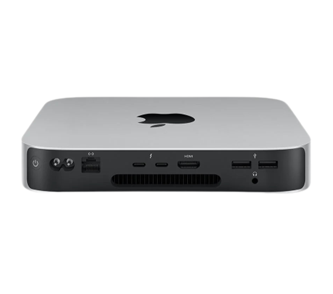 Mac mini: Apple M2 chip with 8‑core CPU and 10‑core GPU, 256GB SSD (Demo)