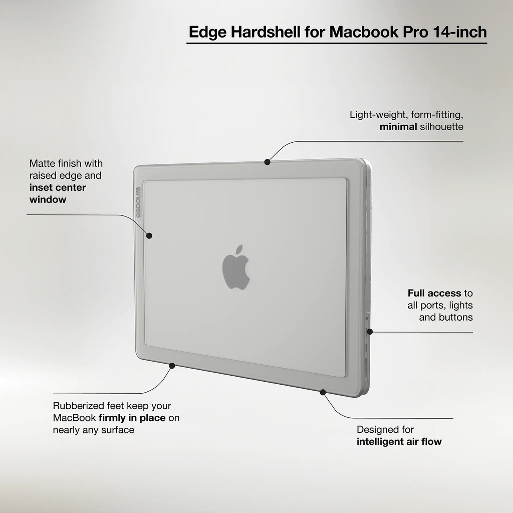 Incase Hardshell Case for 13-inch MacBook Air Dots (M2) - Clear