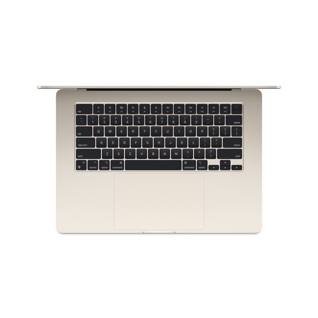 Apple 15-inch MacBook Air (Starlight, M3 chip with 8-core CPU, 10-core GPU) 16GB, 256GB SSD