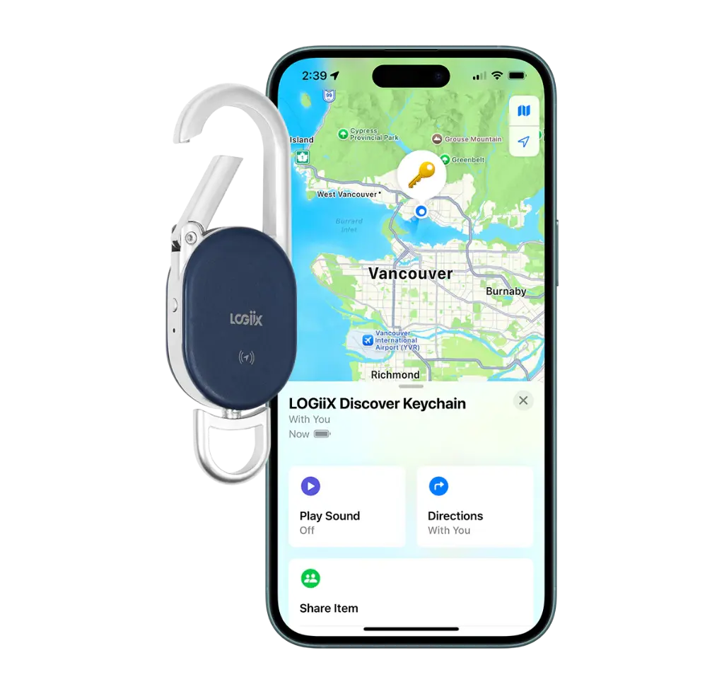 LOGiiX Discover Keychain - Midnight Blue