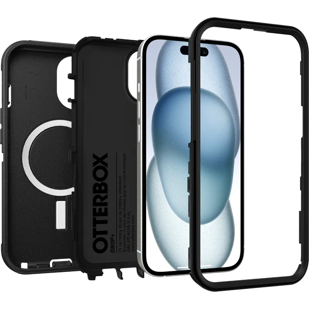 Otterbox Defender Case for iPhone 16e/15/14/13 - Black 