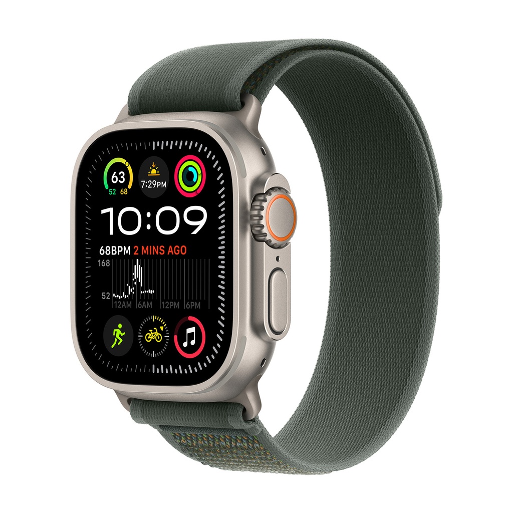 49mm Green Trail Loop - M/L - Black Titanium Finish