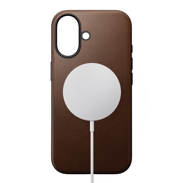 Nomad Modern Leather Case with MagSafe for iPhone 17 - Brown