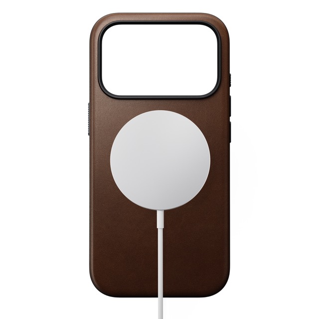 Nomad Modern Leather Case with MagSafe for iPhone 17 Pro - Brown