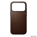 Nomad Modern Leather Case with MagSafe for iPhone 17 Pro - Brown