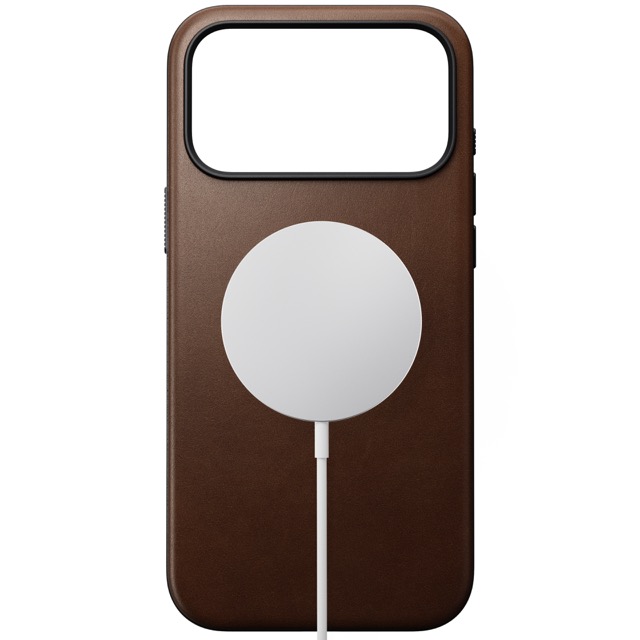 Nomad Modern Leather Case with MagSafe for iPhone 17 Pro Max - Brown