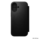 Nomad Modern Leather Folio Case with MagSafe for iPhone 17 - Black