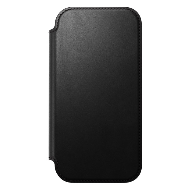Nomad Modern Leather Folio Case with MagSafe for iPhone 17 - Black