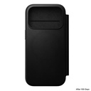Nomad Modern Leather Folio Case with MagSafe for iPhone 17 Pro - Black