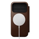 Nomad Modern Leather Folio Case with MagSafe for iPhone 17 Pro - Brown