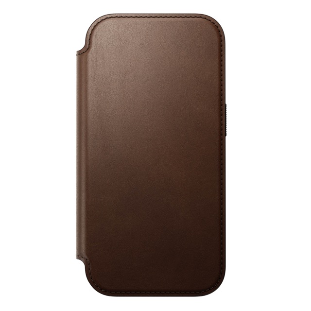 Nomad Modern Leather Folio Case with MagSafe for iPhone 17 Pro - Brown