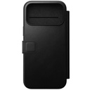 Nomad Modern Leather Folio Case with MagSafe for iPhone 17 Pro Max - Black