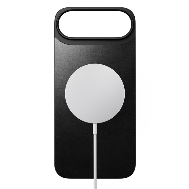 Nomad Modern Magnetic Leather Bacover for iPhone 17 Air - Black