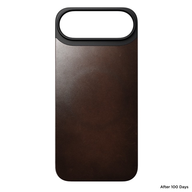 Nomad Modern Magnetic Leather Bacover for iPhone 17 Air - Brown