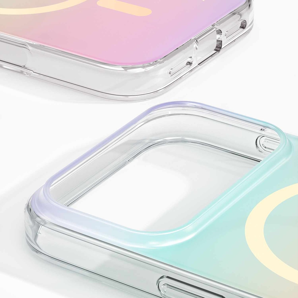 Ideal of Sweden Clear Case with MagSafe for iPhone 17 Pro Max - Shimmer Ombre