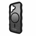 kate spade new york Wavy Protective Hardshell with MagSafe for iPhone 17 - Nightfall Black