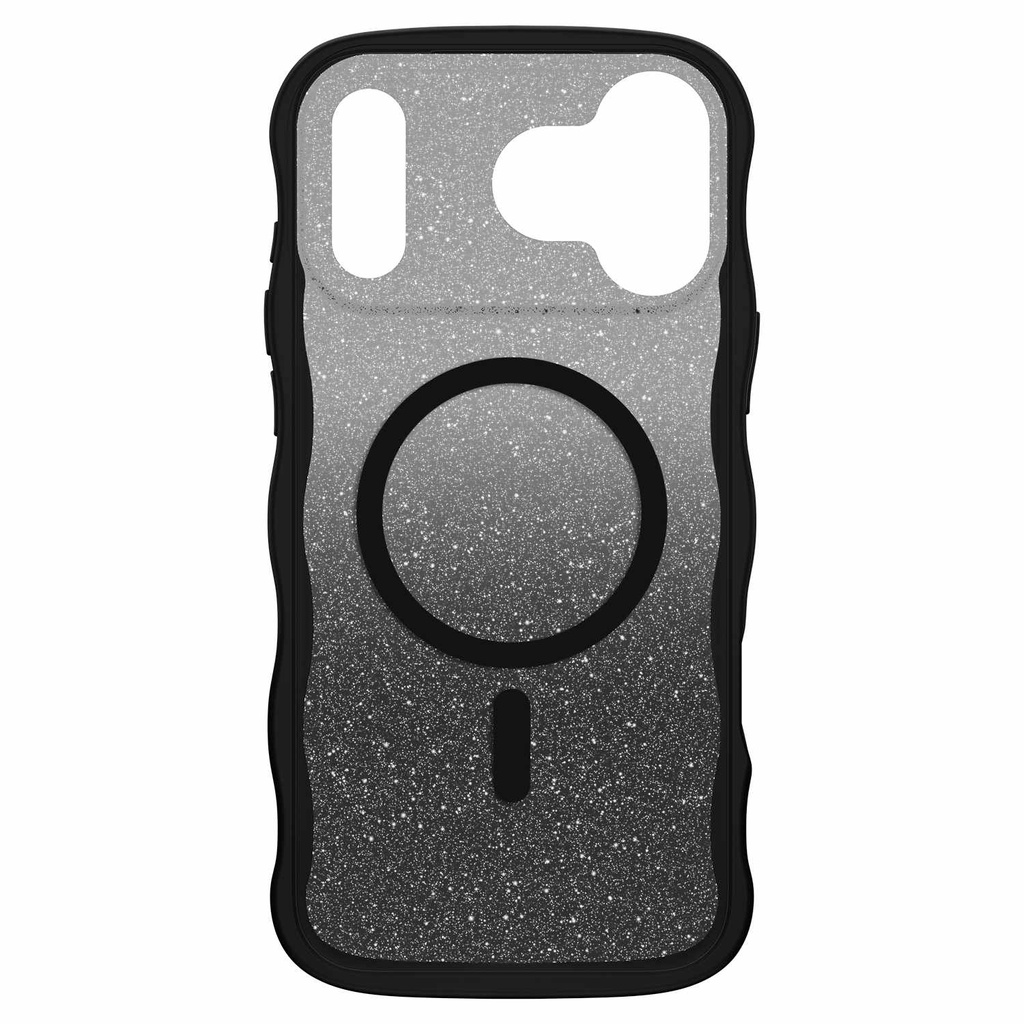 kate spade new york Wavy Protective Hardshell with MagSafe for iPhone 17 Pro Max - Nightfall Black