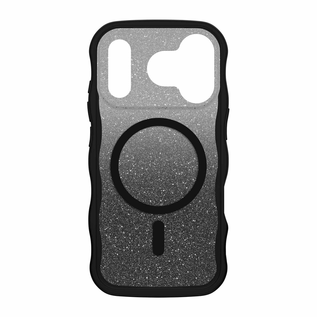 kate spade new york Wavy Protective Hardshell with MagSafe for iPhone 17 Pro - Nightfall Black