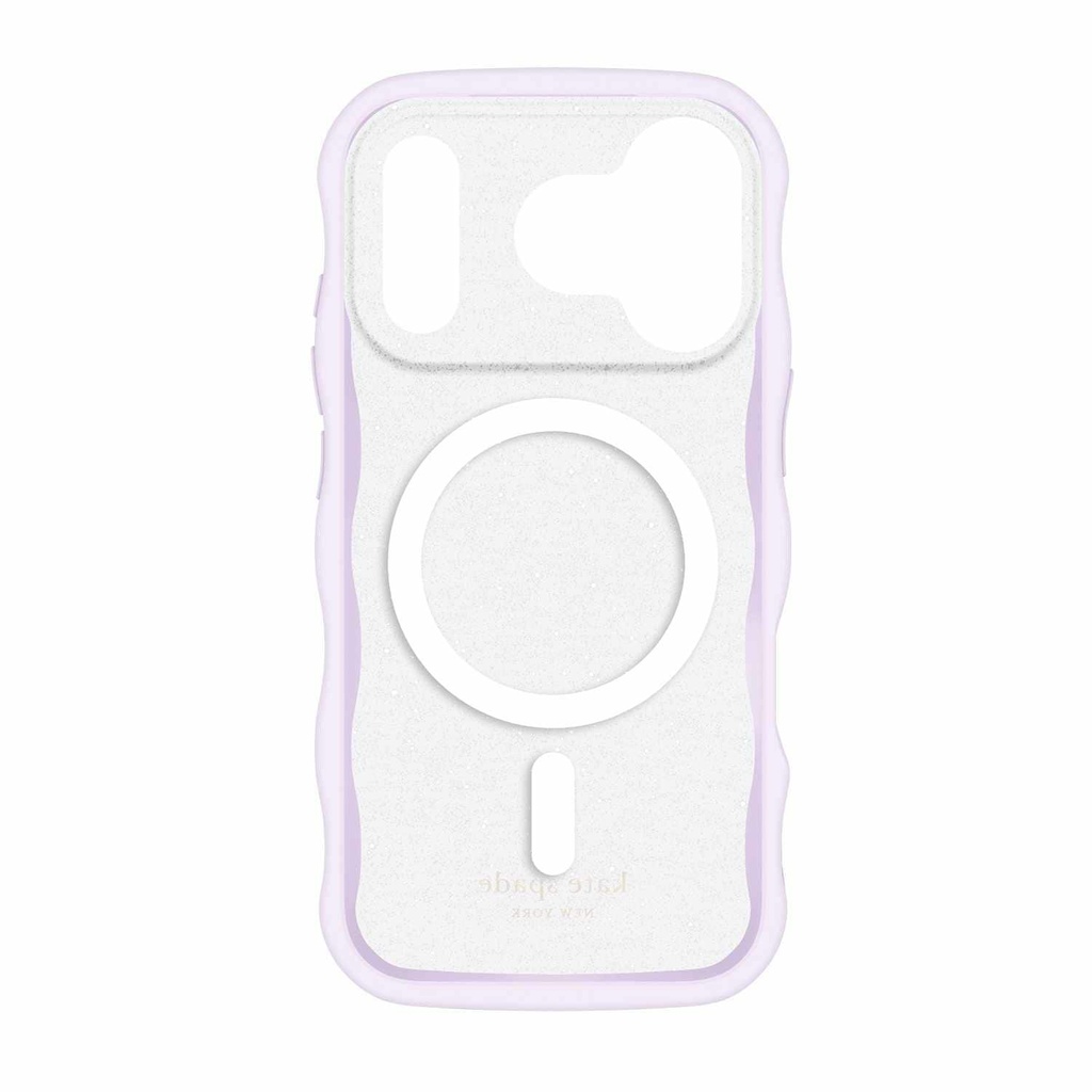 kate spade new york Wavy Protective Hardshell with MagSafe for iPhone 17 Pro - Opal Iridescent