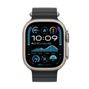 49mm Black Ocean Band - Natural Titanium Finish