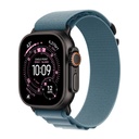 49mm Light Blue Alpine Loop - Large - Black Titanium Finish