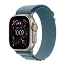 49mm Light Blue Alpine Loop - Large - Natural Titanium Finish