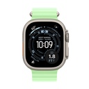 49mm Neon Green Ocean Band - Black Titanium Finish