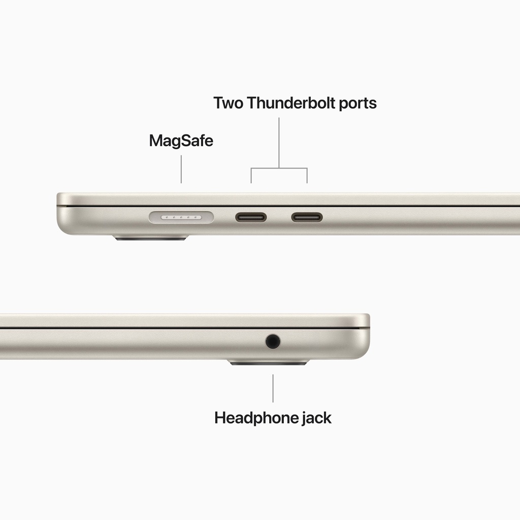 Apple 15-inch MacBook Air: Apple M2 chip with 8-core CPU, 10-core GPU, 16-core Neural Engine