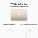 Apple 15-inch MacBook Air: Apple M2 chip with 8-core CPU, 10-core GPU, 16-core Neural Engine