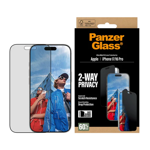 PanzerGlass Privacy Screen Protector for iPhone 17 