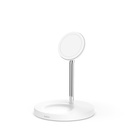 Belkin - BOOSTCHARGE PRO 2-in-1 Wireless Charger Stand with MagSafe 15W White