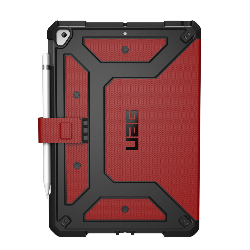 UAG Metropolis Rugged Case for 10.2-inch iPad (7th, 8th & 9th Gen) -  Magma (Red)
