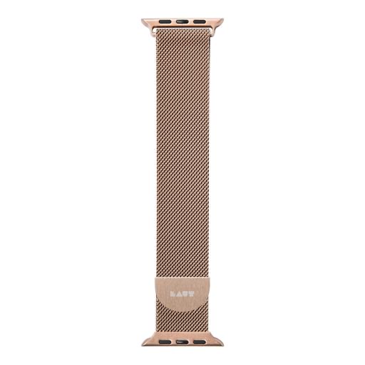 LAUT 44mm/45mm/46mm/49mm Steel Loop for Apple Watch - Gold