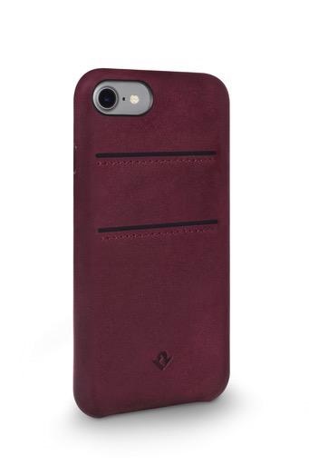 Twelve South Relaxed Leather Case with Pockets for iPhone 8/7/6 Plus - Marsala
