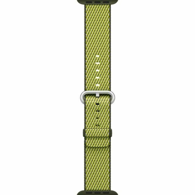 Apple Watch 40mm/41mm/42mm Dark Olive Woven Nylon Band (Demo)