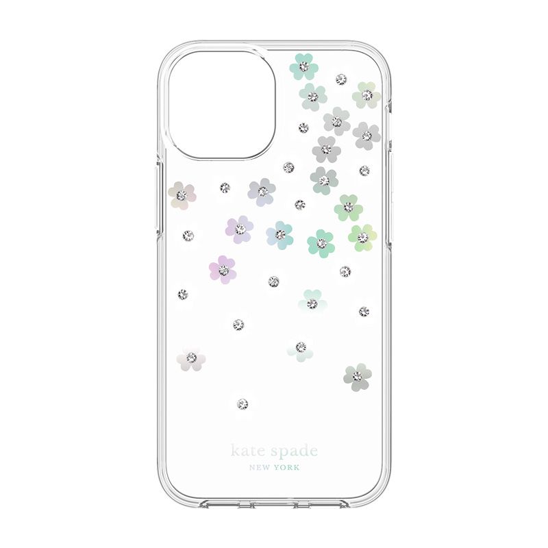 kate spade NY Protective Hardshell Case for iPhone 13 - Scattered Flowers White