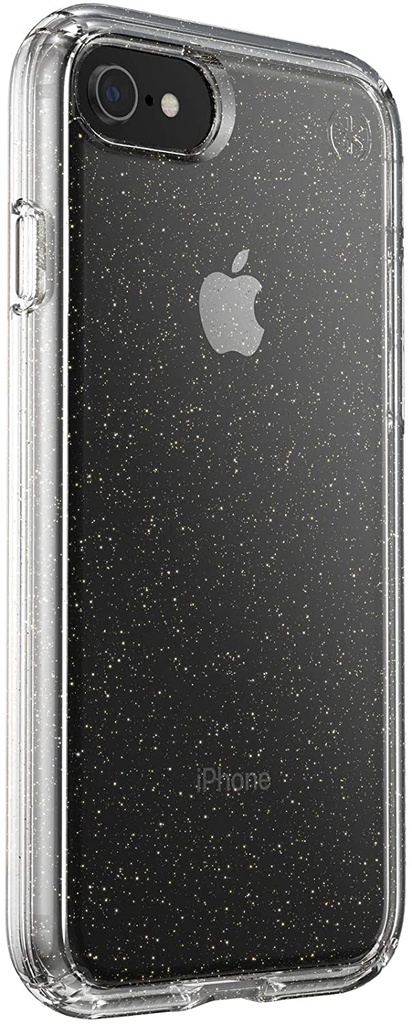 Speck Presidio Case for iPhone SE (2nd & 3rd gen) 7/8 - Gold Glitter