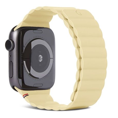 Decoded Silicone Magnetic Traction Strap for Apple Watch 44mm/45mm/46mm/49mm - Sweet Corn