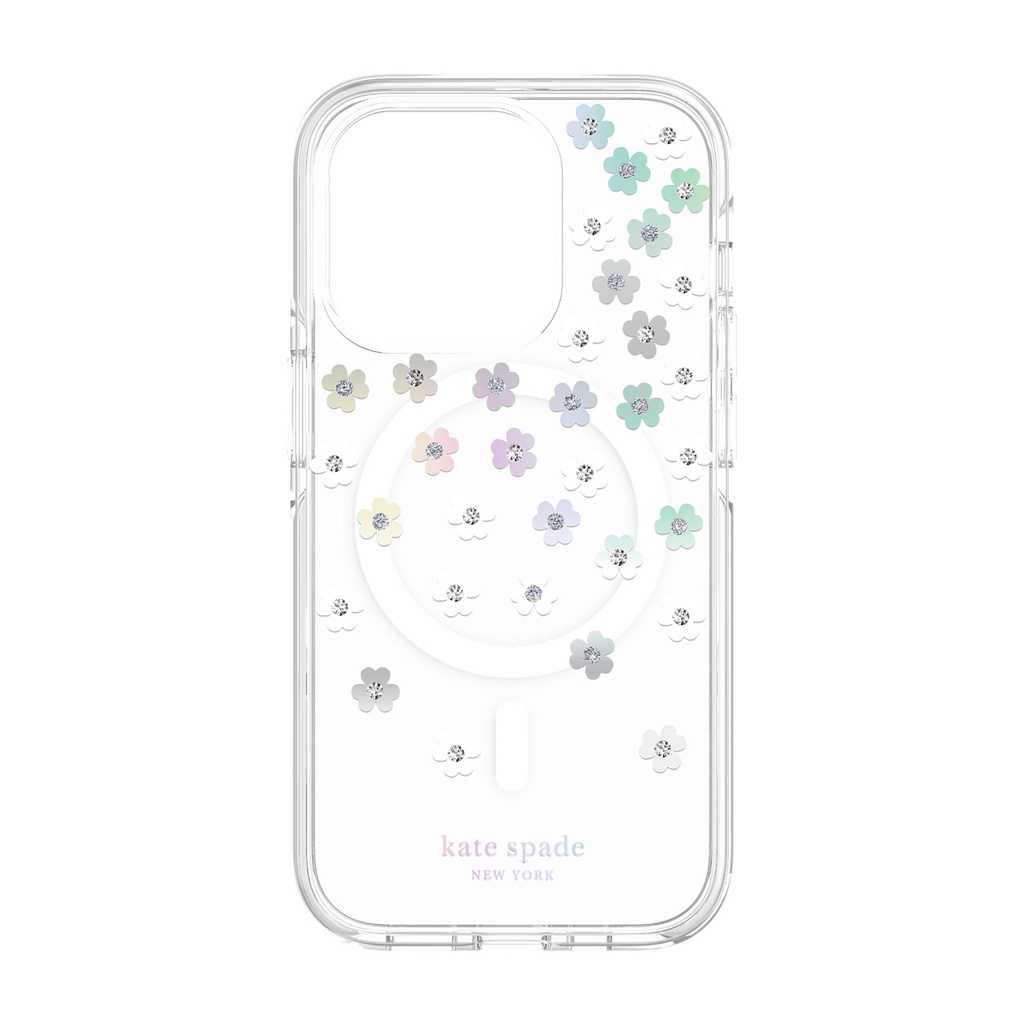 kate spade Defensive Hardshell for MagSafe Case for iPhone 14 Pro - Scattered Flowers