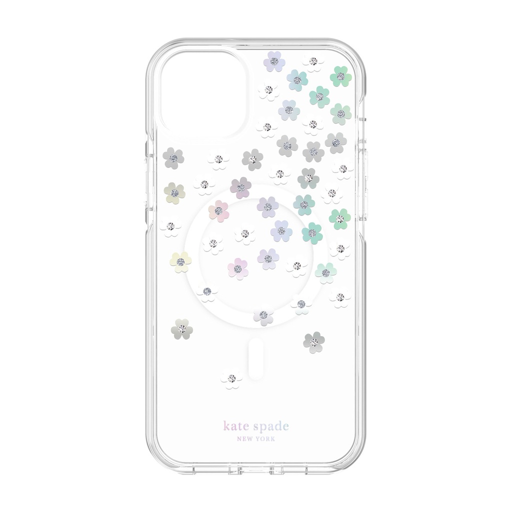 kate spade new york Defensive Hardshell for MagSafe Case for iPhone 14 Plus - Scattered Flowers