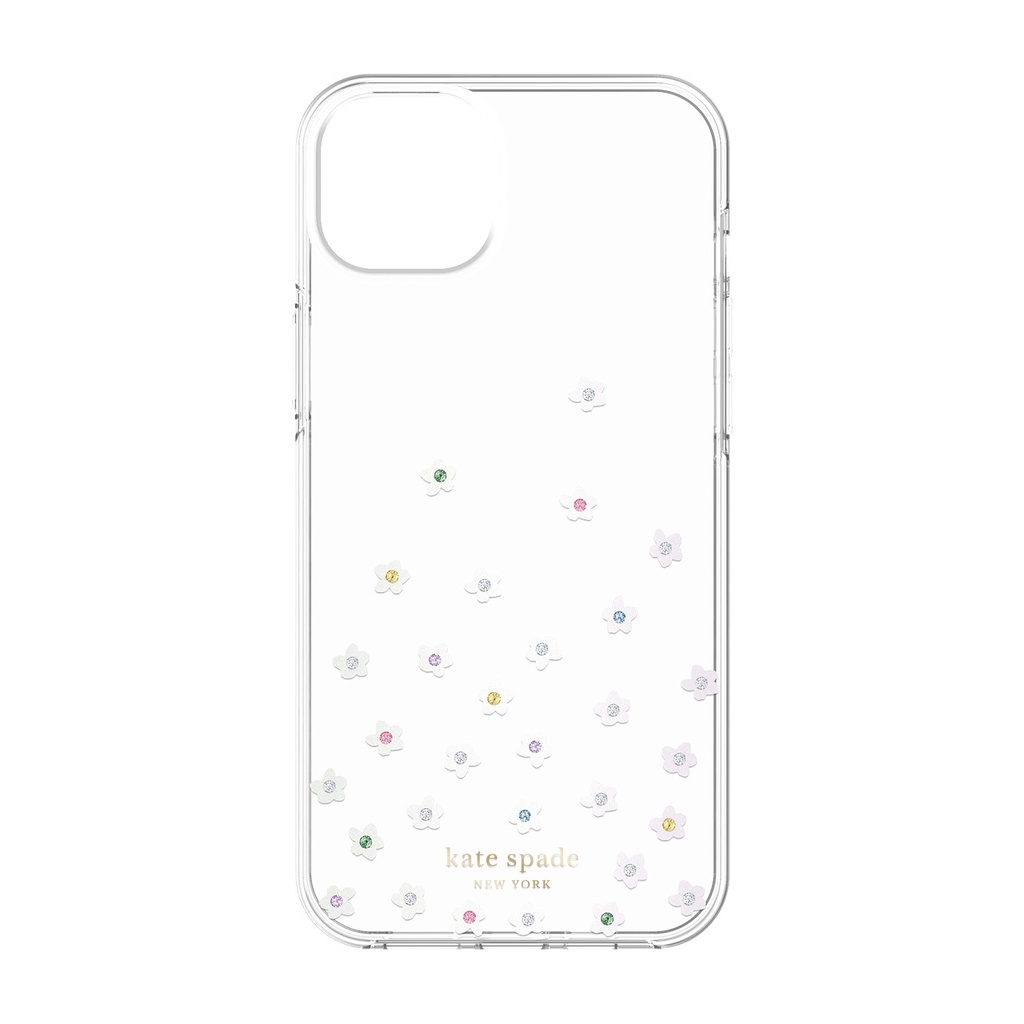 kate spade new york Protective Hardshell Case for iPhone 14 Plus - Pearl Wildflower