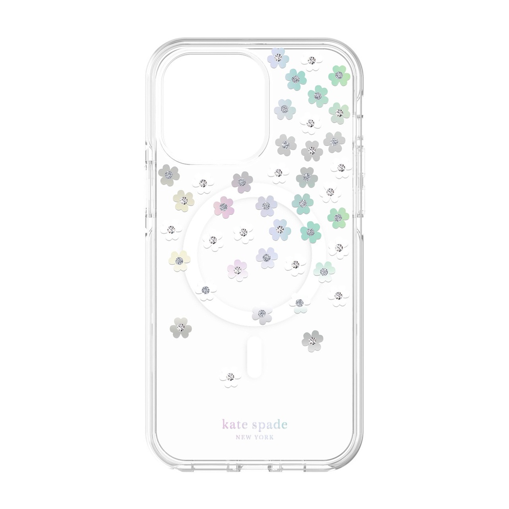kate spade new york Defensive Hardshell for MagSafe Case for iPhone 14 Pro Max - Scattered Flowers