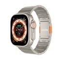 Logiix Titan Link Apple Watch Ultra Band 44mm/45mm/46mm/49mm - Steel/Titanium Finish