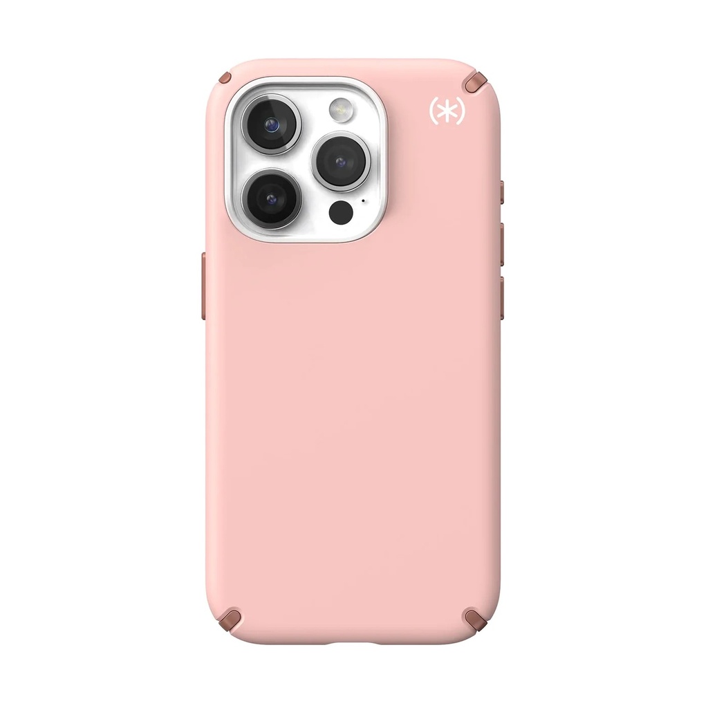 Speck Presidio2 Pro Case with MagSafe for iPhone 15 Pro Max - Dahlia Pink/Gold 