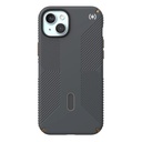 Speck Presidio2 Pro Grip Case with MagSafe/Click Lock for iPhone 16e/15/14/13 - Charcoal Grey/Cool Bronze