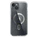 Speck Presidio2 Lux Grip Case with MagSafe/Click Lock for iPhone 16e/15/14/13 - Clear/Platinum Glitter